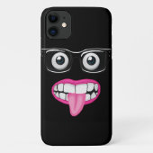 眼鏡及び口の眼球 Case-Mate iPhoneケース (裏面)