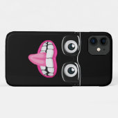 眼鏡及び口の眼球 Case-Mate iPhoneケース (裏面(横))