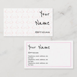 眼鏡技師の名刺を"エコーします" 名刺