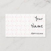 眼鏡技師の名刺を"エコーします" 名刺 (正面)