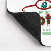 眼鏡技師--視力検査表のギフト マウスパッド (コーナー)