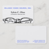 眼鏡接眼光学ビジョン 名刺 (正面/裏面)