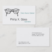 眼鏡接眼光学ビジョン 名刺 (正面/裏面)