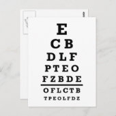 眼鏡検査 ポストカード (正面/裏面)