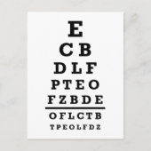 眼鏡検査 ポストカード (正面)