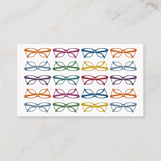 眼鏡検眼用名刺 名刺 (正面)