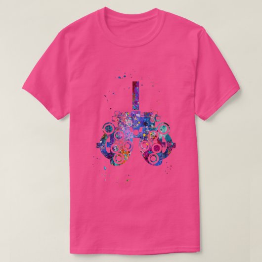 眼鏡検眼装置3 Tシャツ (デザイン正面)