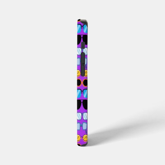 眼鏡模様 iPhoneケース (左側面)