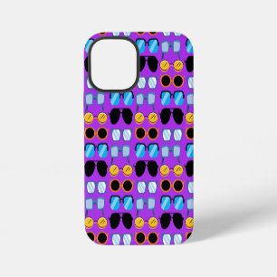 眼鏡模様 iPhone 12 MINIケース