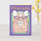 眼鏡父の日用カード カード (黄色い花)