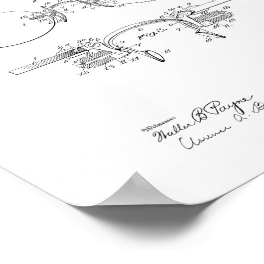 眼鏡特許 ポスター (角)