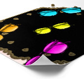 眼鏡用カラフルポスター ポスター (角)