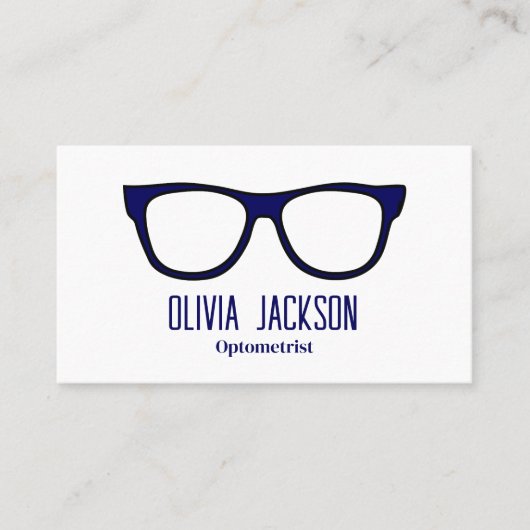 眼鏡用モダン眼鏡眼鏡 名刺 (正面)