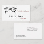 眼鏡装用光学ビジョン 名刺 (正面/裏面)