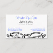 眼鏡装用光学ビジョン 名刺 (正面)