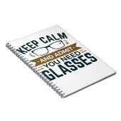 眼鏡要保求認する眼科医Calm ノートブック (右側)