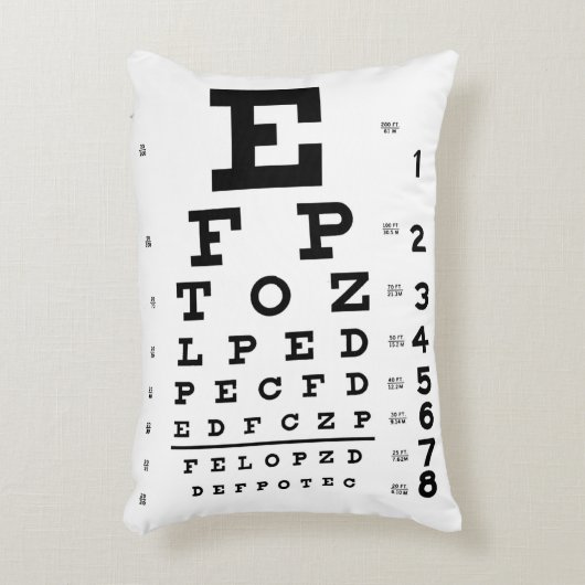 眼鏡視眼科医Tシャツピロー アクセントクッション (正面(垂直))