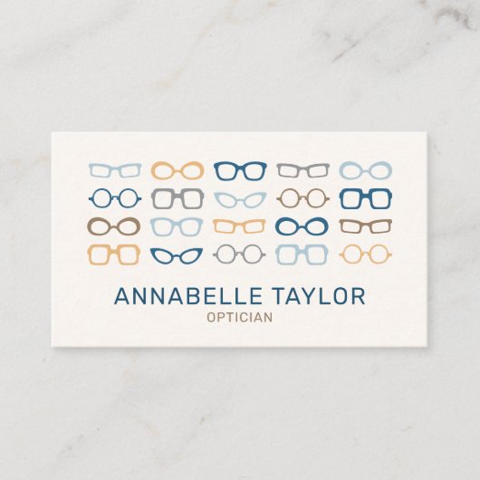眼鏡視眼鏡視眼鏡視眼鏡検査 名刺 (正面)