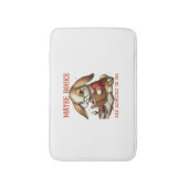 眼鏡読本付き可愛いバニー本虫レア バスマット (正面縦)