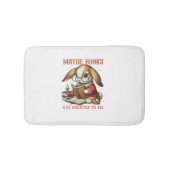 眼鏡読本付き可愛いバニー本虫レア バスマット (正面)