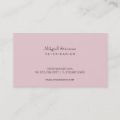 眼鏡頭が切れるをかけた白黒猫 名刺 (裏面)