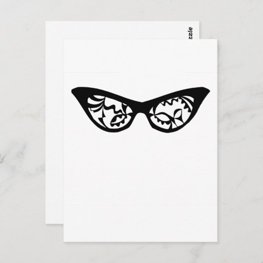 眼鏡 ポストカード (正面/裏面)