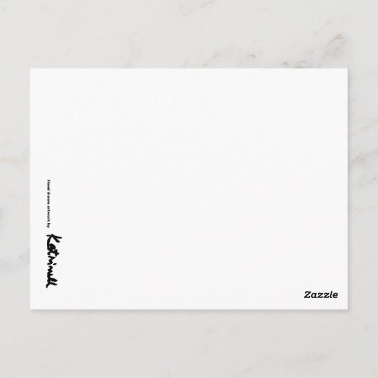 眼鏡 ポストカード (裏面)