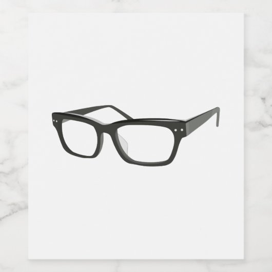 眼鏡 ワインラベル (シングルラベル)