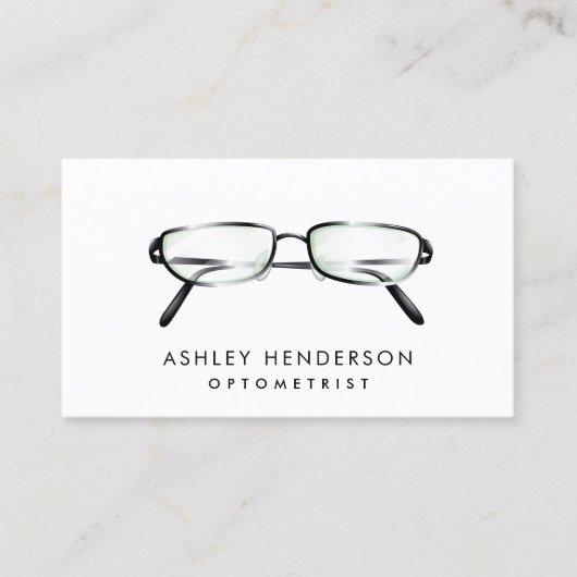 眼鏡| Optician名刺 名刺 (正面)
