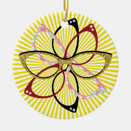 眼鏡 – SRF セラミックオーナメント (正面)