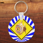 眼魚警告標識 キーホルダー (正面)