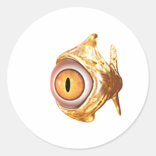眼魚 ラウンドシール (正面)