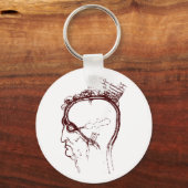 眼/脳勉強 キーホルダー (正面)