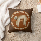 着いたらナマケモノに着おもしろいく クッション (ブランケット)