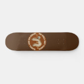 着いたらナマケモノに着おもしろいく スケートボード (横)