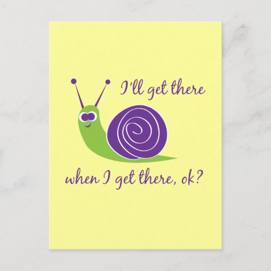 着いたら着いたで、いいでしょ？ ポストカード (正面)