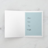 着いた男の赤ちゃん 招待状 (内部)