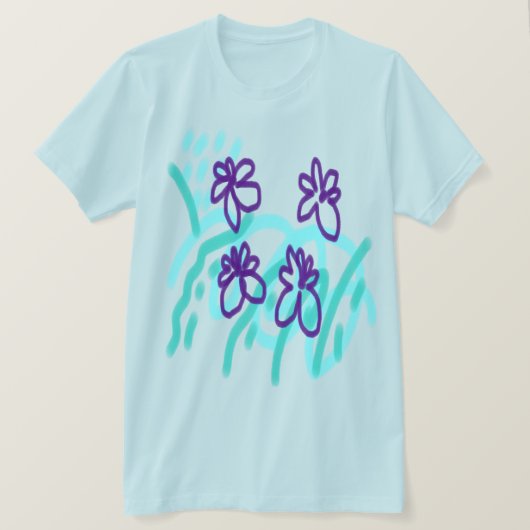着られるアート Tシャツ (デザイン正面)