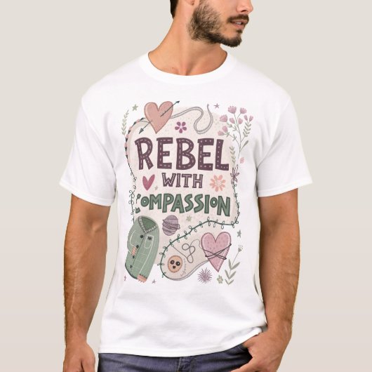 着られるアート Tシャツ (正面)