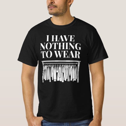着るものがない Tシャツ (正面)