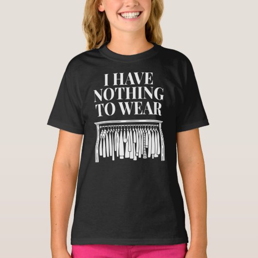 着るものがない Tシャツ (正面)