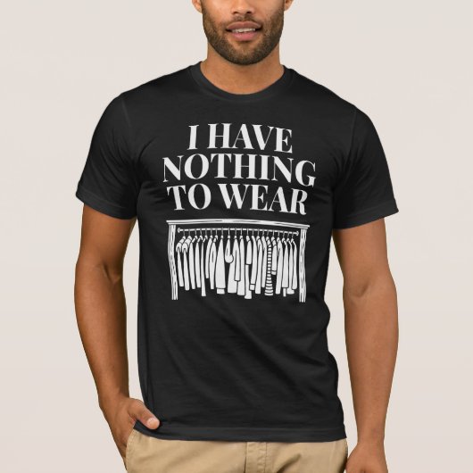 着るものがない Tシャツ (正面)