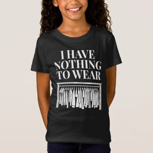 着るものがない Tシャツ (正面)