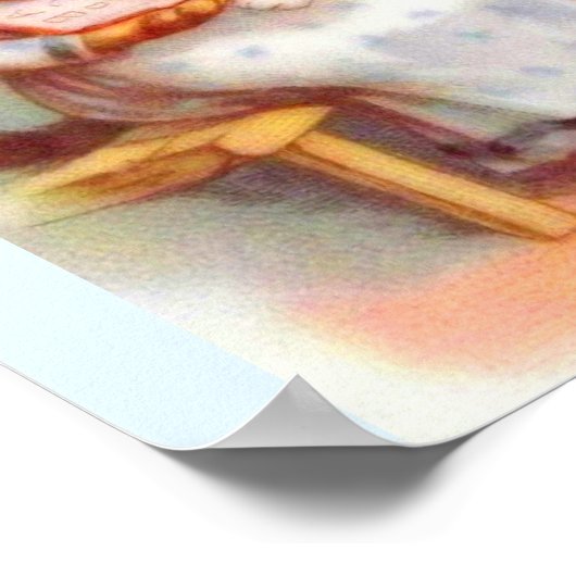 着ビクトリアン物の猫の家族 ポスター (角)