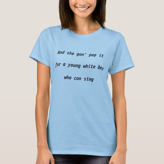 着信禁止ストップT型 Tシャツ (正面)