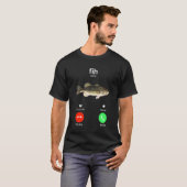 着信 リマインド メッセージ 拒否 受諾 電話 Tシャツ (正面フル)