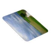 着側マグネットの長方形に向かうカーブした道路 マグネット (右側)