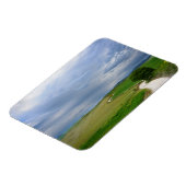 着側マグネットの長方形に向かうカーブした道路 マグネット (左側)