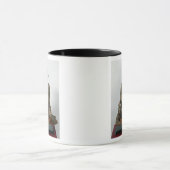 着席させた人の彫像、Mbembe、ナイジェリア マグカップ (中央)