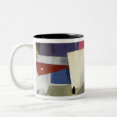 着席させた人、か建築家 ツートーンマグカップ (左)